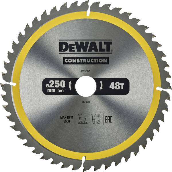 DEWALT DT1957-QZ list krožne žage 1 kos