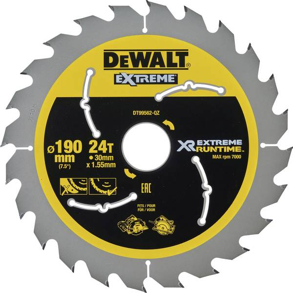 DEWALT DT99562-QZ DT99562-QZ list krožne žage 190 mm 1 kos