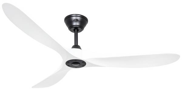 CasaFan ECO GENUINO 152 MS-MW stropni ventilator  16.6 W (Ø x V) 1520 mm x 285 mm črna (mat) z daljinskim upravljalnikom, delovanje pozimi