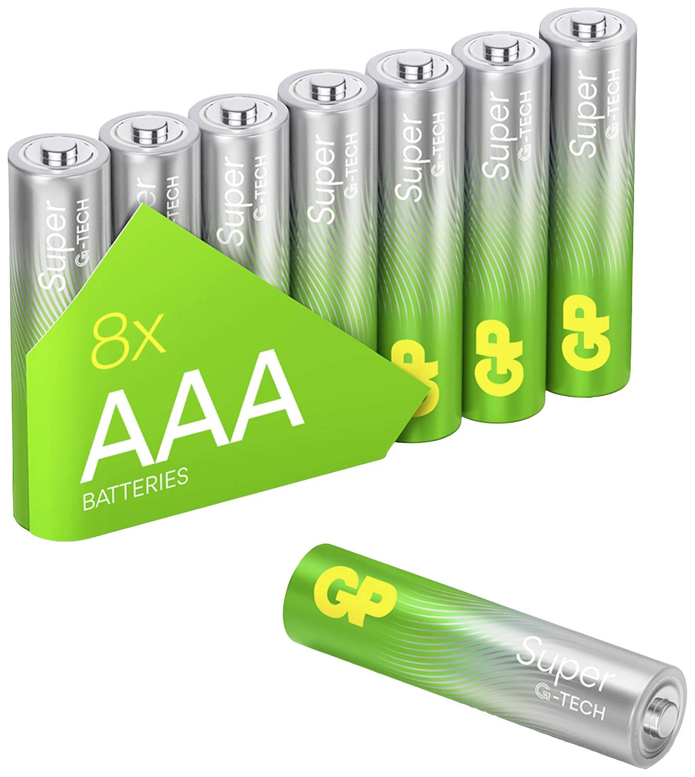GP Super micro (AAA)-baterija alkalno-manganov 1.5 V 8 kos
