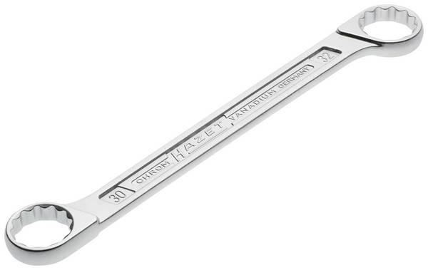 Hazet 610N-30X32 610N-30X32 dvojni obročni ključ  Velikost ključa (metrična) (samo za naslov) 30 - 32 mm