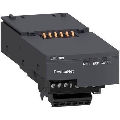 Modul DeviceNet z več priključki in LED-indikatorji za MNS, ERR in 24V.