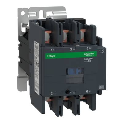 Električni kontaktor Schneider Electric iz serije TeSys, z zgornjimi in spodnjimi priključki. Modelna številka: LC1D65.