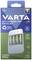 'VARTA Eco Polnilnik Pro, recikliran, 4xAAA 800mAh, 75% recikliran, individualni polnilni cikli, pametna zaustavitev.'
