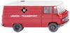 Wiking 0270 03 h0 model toprednjiega vozila Mercedes Benz Kombi L 406 Union Transport