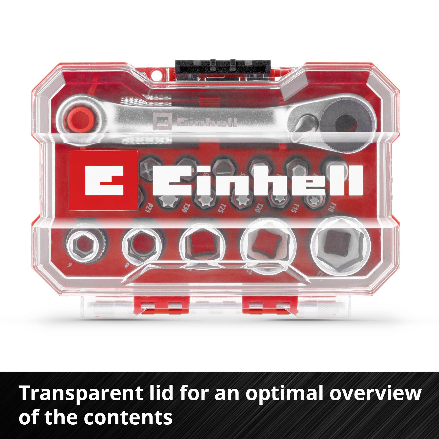 Einhell komplet nastavkov za nasadni ključ 1/4" (6.3 mm) 21-delni 118683-5