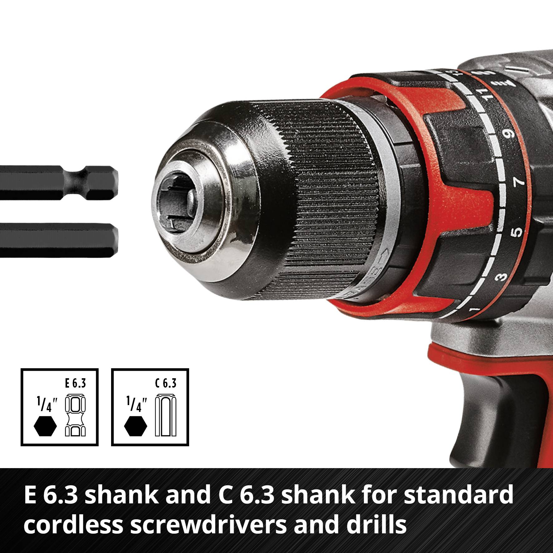 Einhell komplet nastavkov za nasadni ključ 1/4" (6.3 mm) 21-delni 118683-7