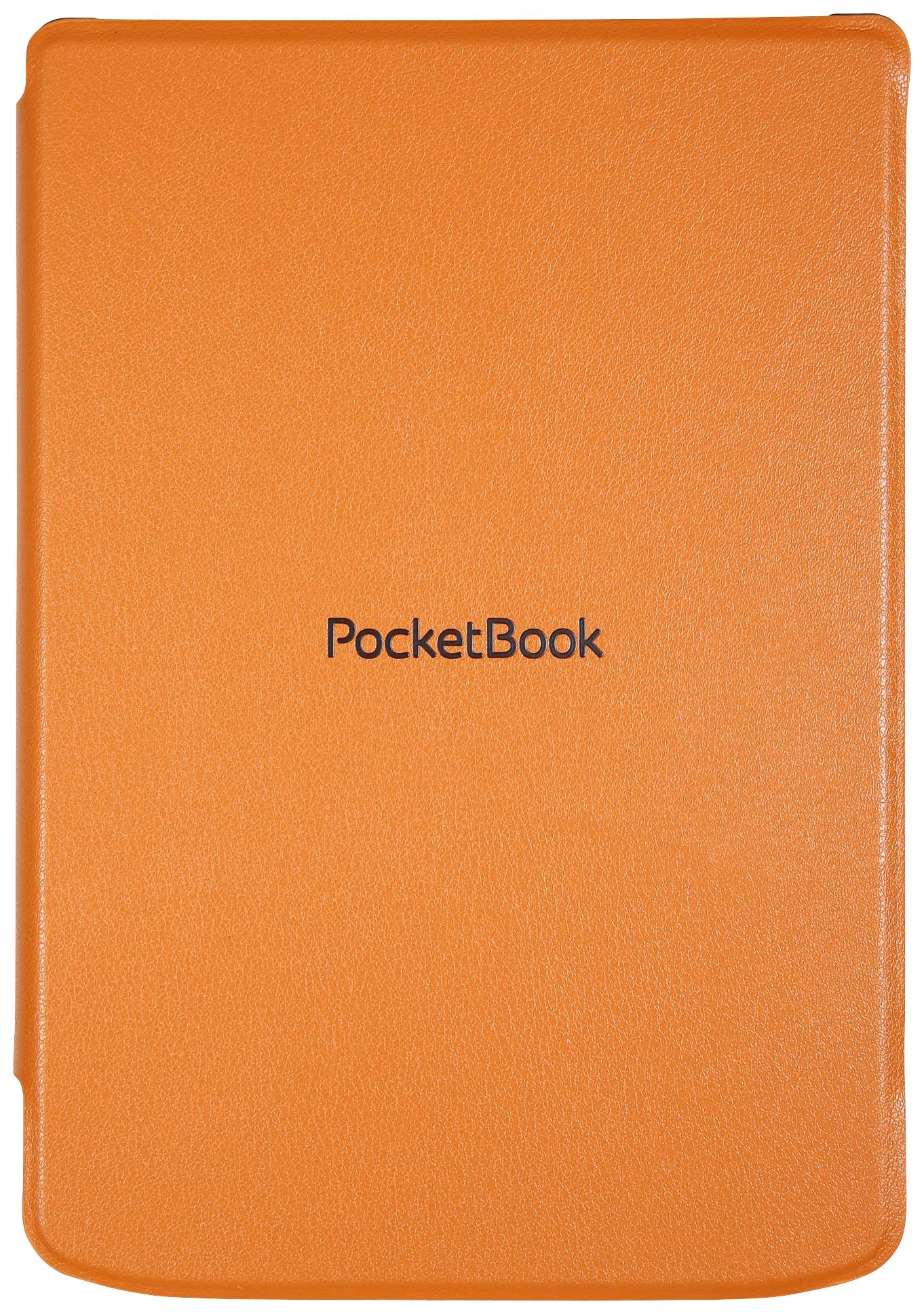 Oranžna zaščitna torbica z napisom 'PocketBook' na sprednji strani.