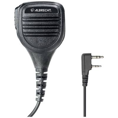 Mikrofon s kablom in 3,5-mm vtičem. Napis 'Albrecht'.