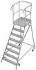 Krause 821065 aluminij lestev s podestom mobilna, montaža z orodjem Delovna višina (maks.): 3.95 m aluminij 65.4 kg