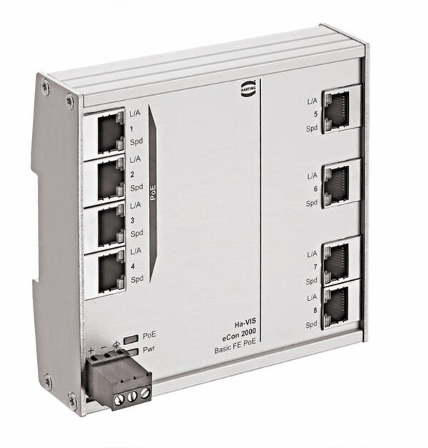 HARTING 24020080030 24 02 008 0030 industrijski Ethernet preklopnik  100 MBit/s poe funkcija