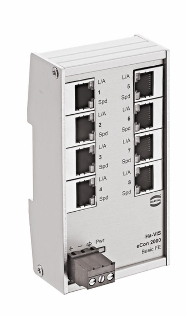 HARTING 24020080000 24 02 008 0000 industrijski Ethernet preklopnik  100 MBit/s