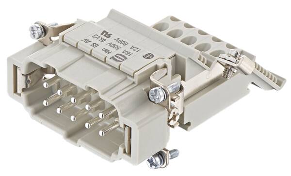 HARTING 09330104639 konektor 10 + PE vzmetni priključek 1 kos