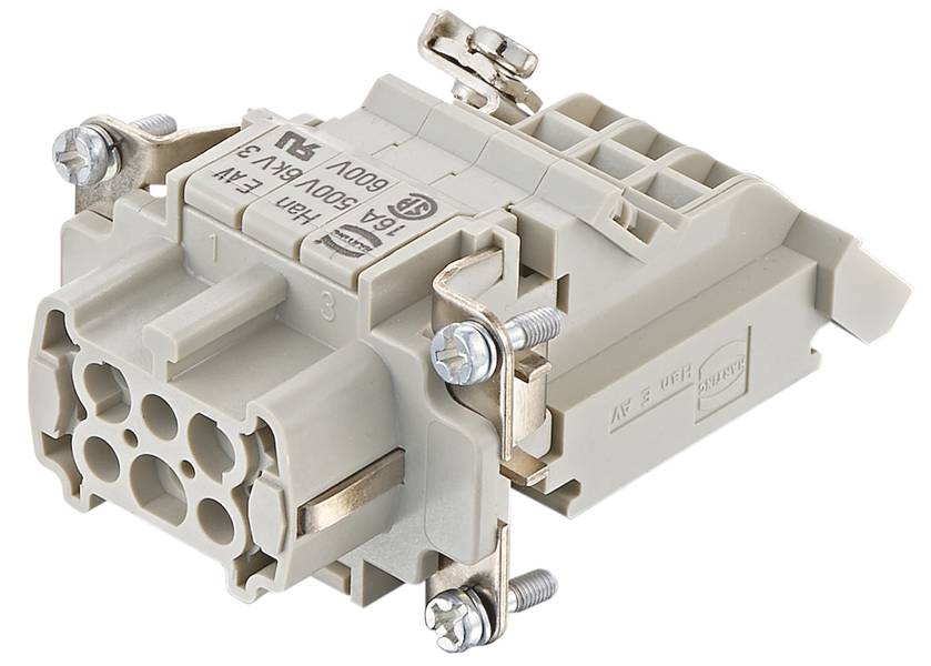 HARTING 09330064726 konektor Han® E 6 + PE vijačni 1 kos Piece