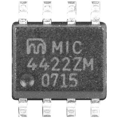 Integriran električni krog z napisom 'MIC 4422ZM 0715', osmimi priključki in pravokotnim črnim ohišjem.