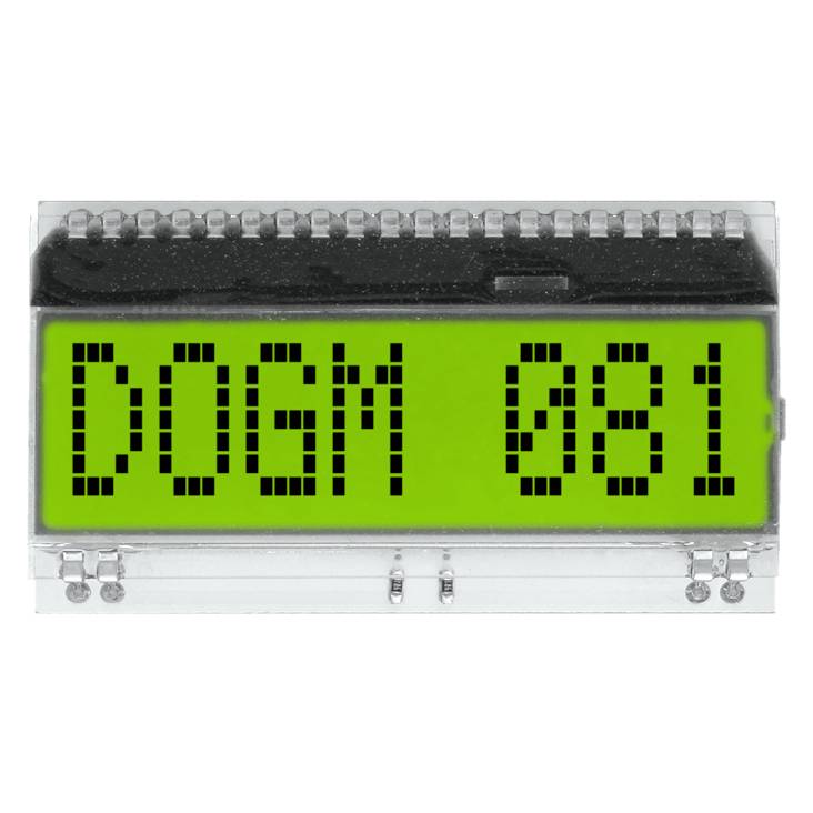 Display Elektronik LCD zaslon črna (Š x V x G) 55 x 28 x 2.0 mm