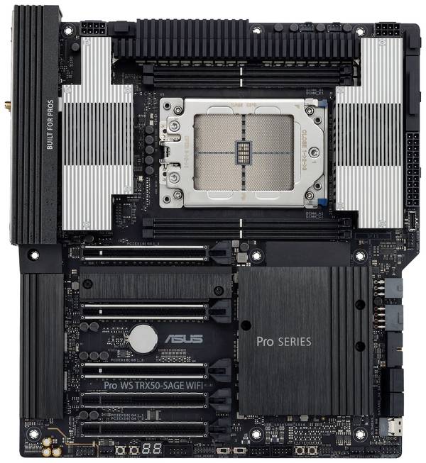 Asus PRO WS TRX50-SAGE WIFI matična plošča Podnožje (PC) #####AMD sTR5 Faktor oblike (podrobnosti) SSI CEB Matična plošča-nabor čipov AMD® TRX50