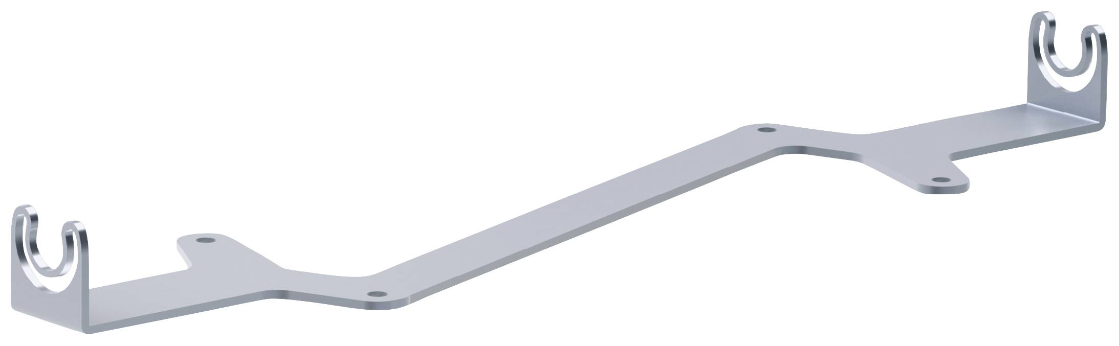 LED2WORK montažni kotnik 210200-27 legirano jeklo (D x Š x V) 290 x 70 x 25 mm 1 Par