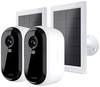 ARLO BUNDLE ESSENTIAL2 2K OUTDOOR CAMERA 2-PACK + 2-SOLAR PANEL VMK3250-100EUS ip -set nadzorne kamere z 2 kamerama 2688 x 1520 piksel