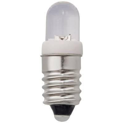 Majhna LED-žarnica z nastavkom E14, srebrne in prozorne barve, primerna za naprave ali posebne osvetlitvene namene.
