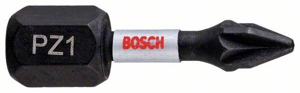 <br>  Bosch Accessories<br>  2608522400<br>  2608522400<br>  križni Bit-nastavek<br>  Pogon (izvijač): 1/4" (6.3 mm)<br>  Pogon: križni pozidriv<br>  PZ 1<br>  <br>