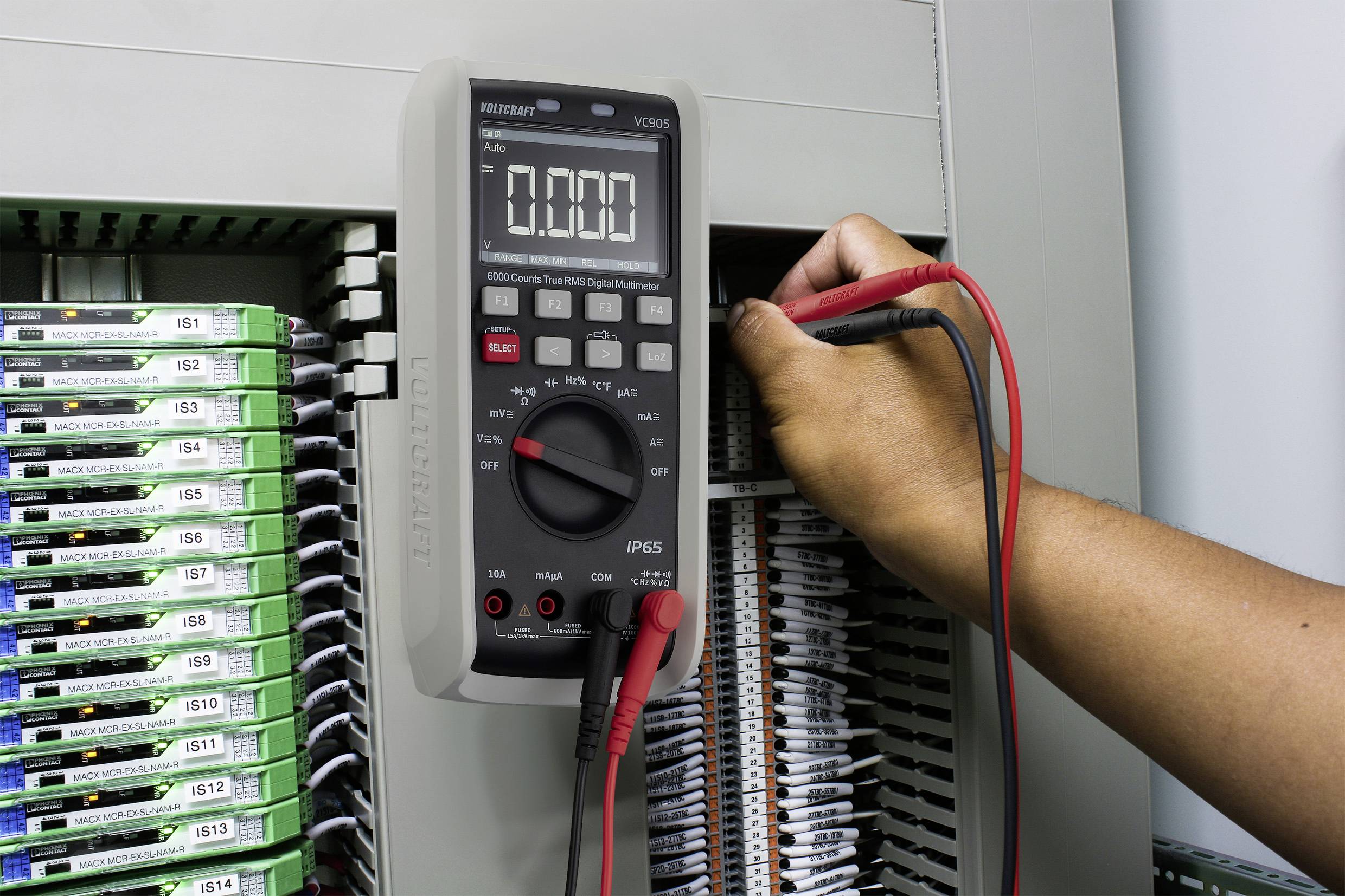 VOLTCRAFT VC905 ročni multimeter digitalni LoZ CAT III 1000 V, CAT IV 1000 V Prikaz (štetje): 6000-9