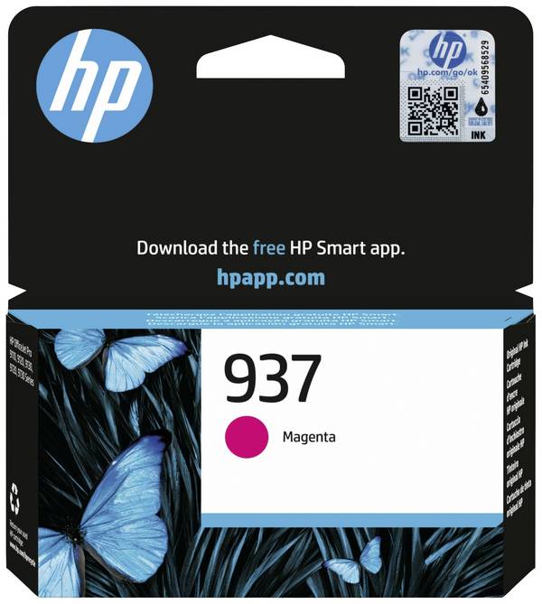 HP črnilo 937 original  magenta 4S6W3NE#CE1