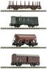 Fleischmann 6660044 N Komplet 4 tovornih vagonov DB