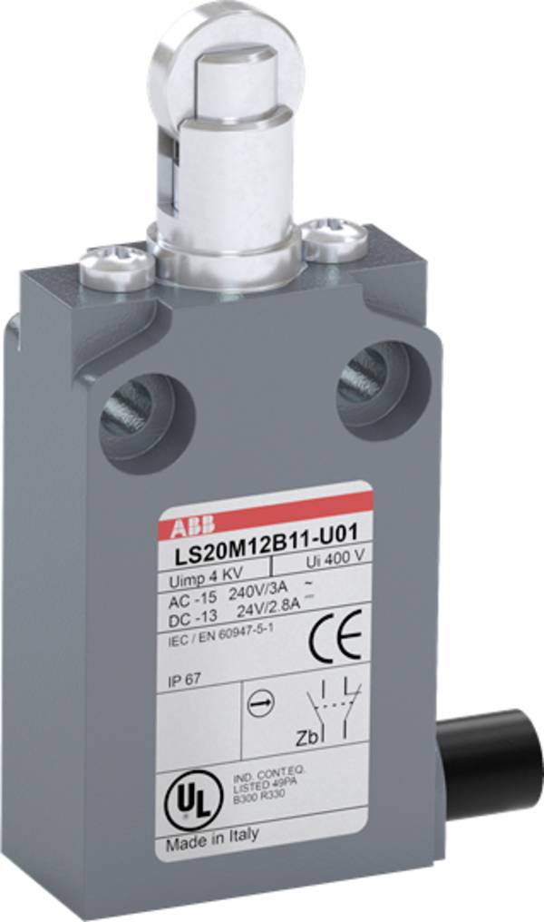 ABB 1SBV015512R2601 LS20M12B11-U01 položajno stikalo  10 A potopni bat  IP67 1 kos