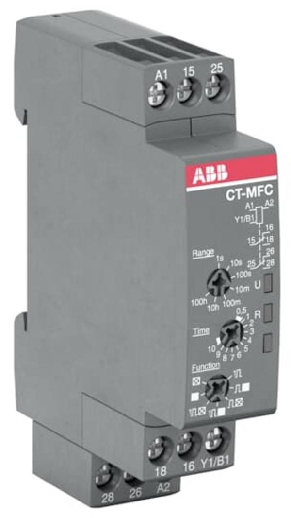 ABB 1SVR508020R1100 CT-MFC.21 časovni rele večfunkcijski 1 kos Časovni razpon: 0.05 - 360000 s