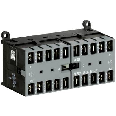 Električno stikalo, model 'VB7-30-10-F', črno ohišje, več električnih priključkov, primerno za montažo, vidna logotip proizvajalca.