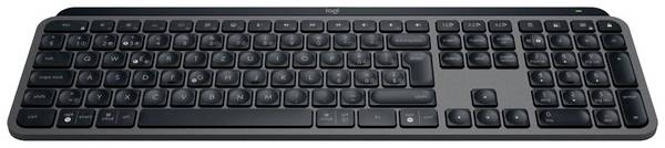 Logitech MX Keys S Bluetooth® tipkovnica nemčija, qwertz grafitna osvetljen, ergonomski, funkcija povezovanja več naprav