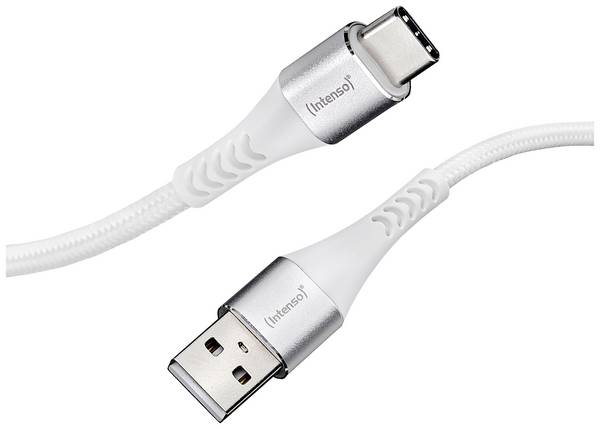 Intenso USB kabel  USB 2.0 USB-A vtič, USB-C® vtič 1.50 m bela polimerna prevleka 7901102