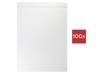 vrečka z zadrgo brez traku za nalepke (D x Š) 250 mm x 180 mm transparentna polietilen 100 kos