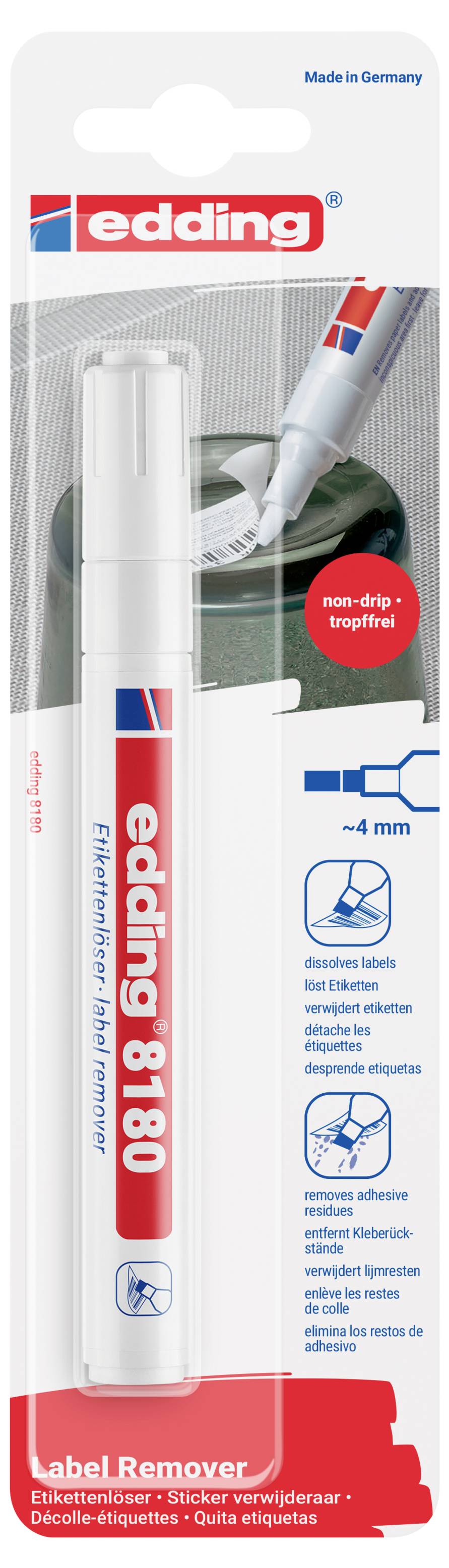 Edding Etikettenlösemarker 4-8180-1-4 odstranjevalec nalepk 1 kos-1