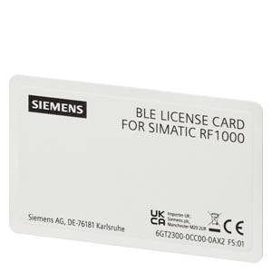 Licenčna kartica BLE za Simatic RF1000 podjetja Siemens, licenčna kartica, modelna številka 6GT2300-0CC00-0AX2, izdana v Karlsruheju.