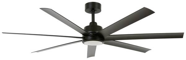 Lucci AIR Atlanta stropni ventilator  52 W (Ø x V) 142 cm x 35 cm črna z daljinskim upravljalnikom
