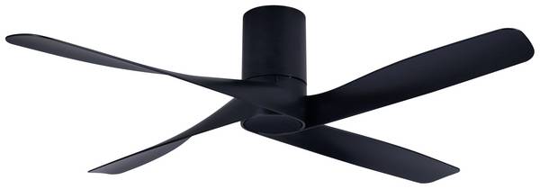 Lucci AIR Riviera stropni ventilator  35 W (Ø x V) 132 cm x 28 cm črna z daljinskim upravljalnikom