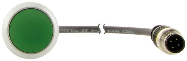 Eaton 185674 C22-D-G-K10-P1 tipkalo ploščato gumb zelena   1 kos