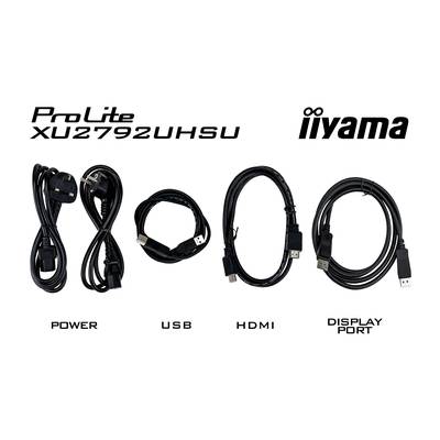 'ProLite XU2792UHSU iiyama' Kabel: električni, USB, HDMI, DisplayPort.