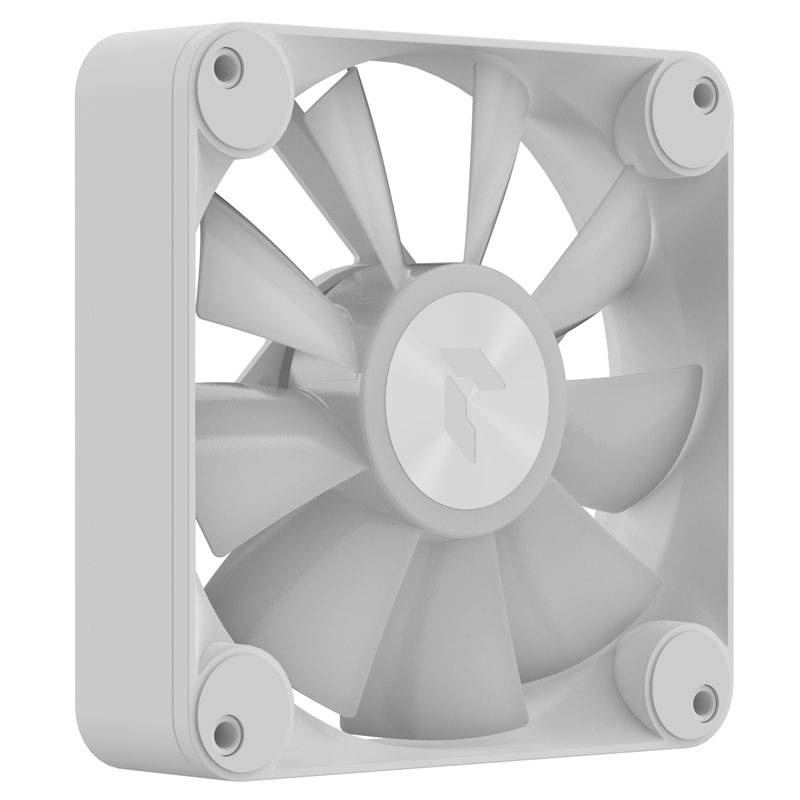 Bel, kvadraten ventilator z devetimi krili, nameščen v ohišju. Zasnovan za hlajenje elektronskih naprav.