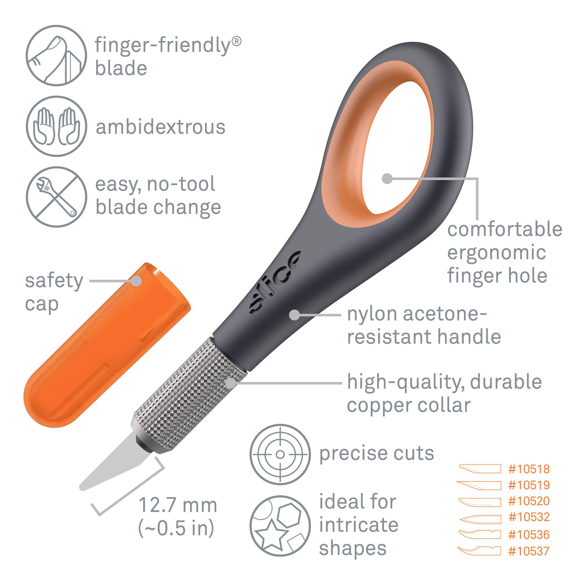 Slice 10580 Kvalitetno rezilo, nož 1 kos-4