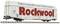 Tovorni vagonski model z napisom 'Rockwool' in 'Izolacijski materiali iz kamene volne'.