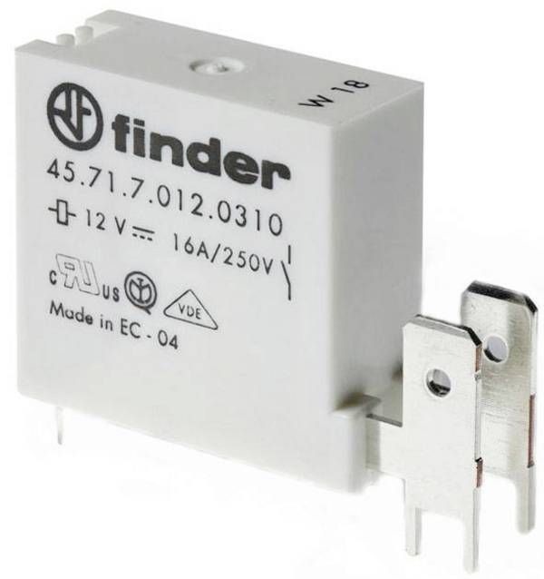 Finder 45.71.7.048.1310 rele za tiskano vezje 48 V/DC 16 A 1 zapiralo 1 kos
