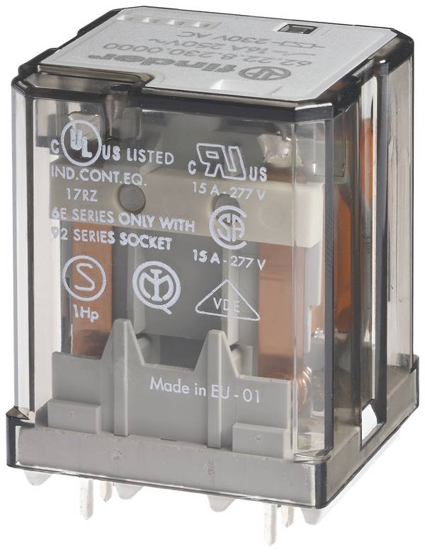 Finder 62.22.9.012.4000 rele za tiskano vezje 12 V/DC 16 A 2 menjalo 1 kos