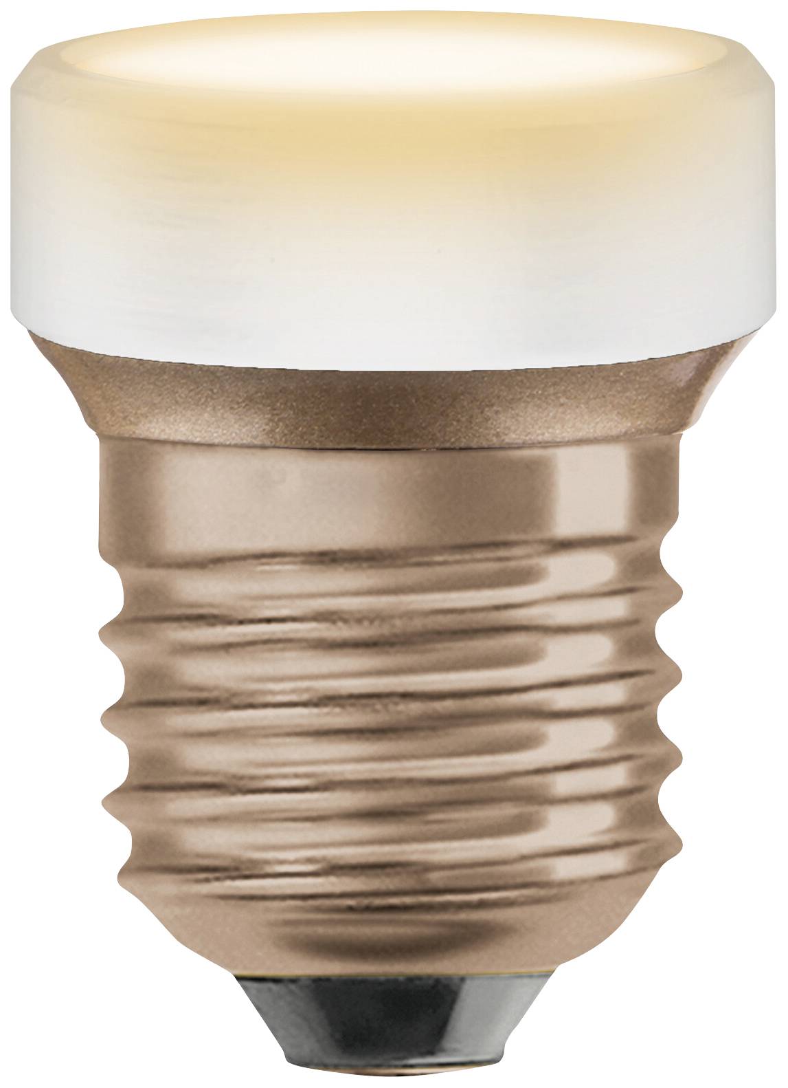 LED-svetilka z grlom E27 od blizu. Dizajn je sodoben in energijsko učinkovit.