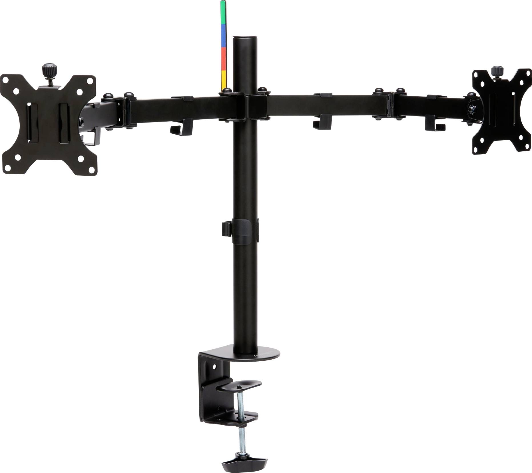 Kensington K55409WW namizni nosilec za monitor 2 Zaslon(-i) 81,3 cm (32") črna vrtljiv nosilec, možnost nagiba, možnost -0