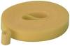 TRU COMPONENTS T24CA063 sprijemalni trak za povijanje oprijem in mehko volneno blago (D x Š) 5 m x 15 mm rumena 5 m
