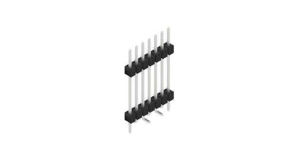 Fischer Elektronik standardna letev z moškimi kontrakti Število vrst: 1 SL15SMD2077ZP 10 kos-0