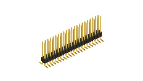 Fischer Elektronik standardna letev z moškimi kontrakti Število vrst: 2 SLVW4SMD07344G 10 kos-0